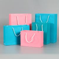 Manufacture kraft paper food shopping bag tea gift packaging portable paper E 